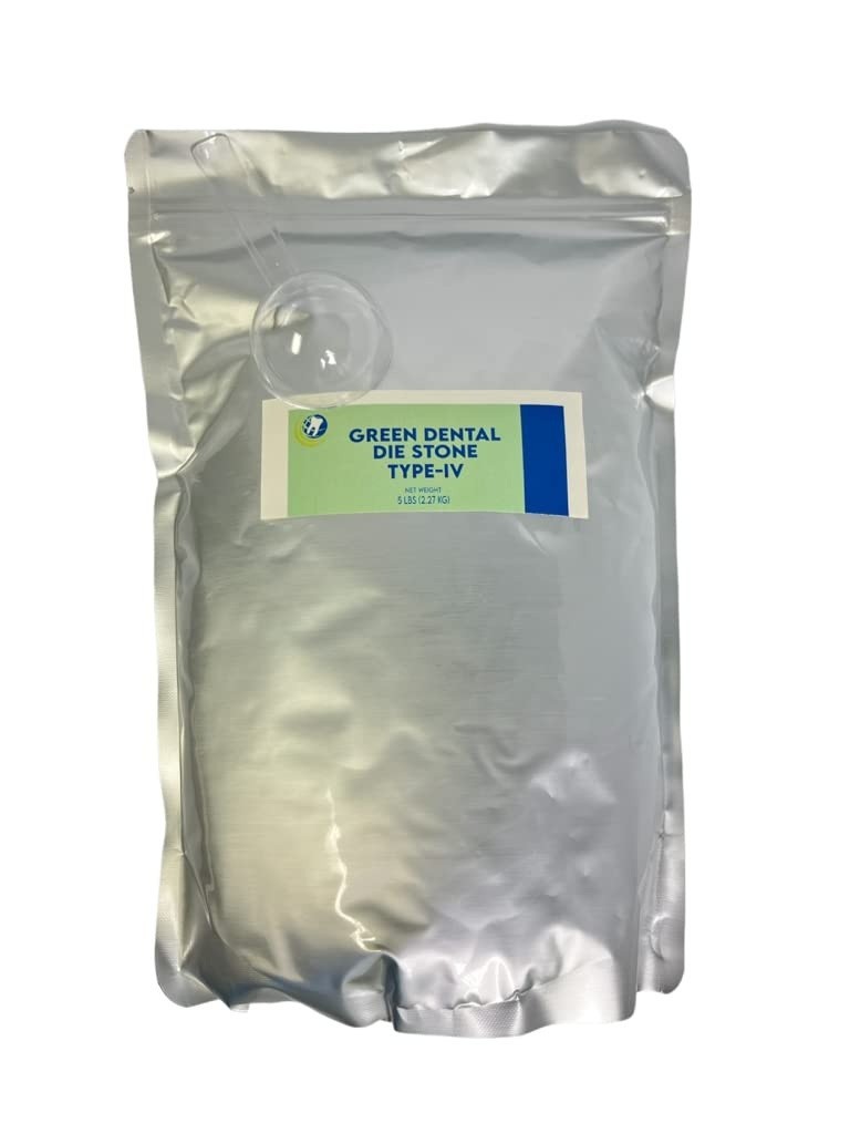 DENTAL LAB GYPSUM DIE STONE TYPE IV GREEN ALL PURPOSE STRONG 2-3 Day DELIVERY