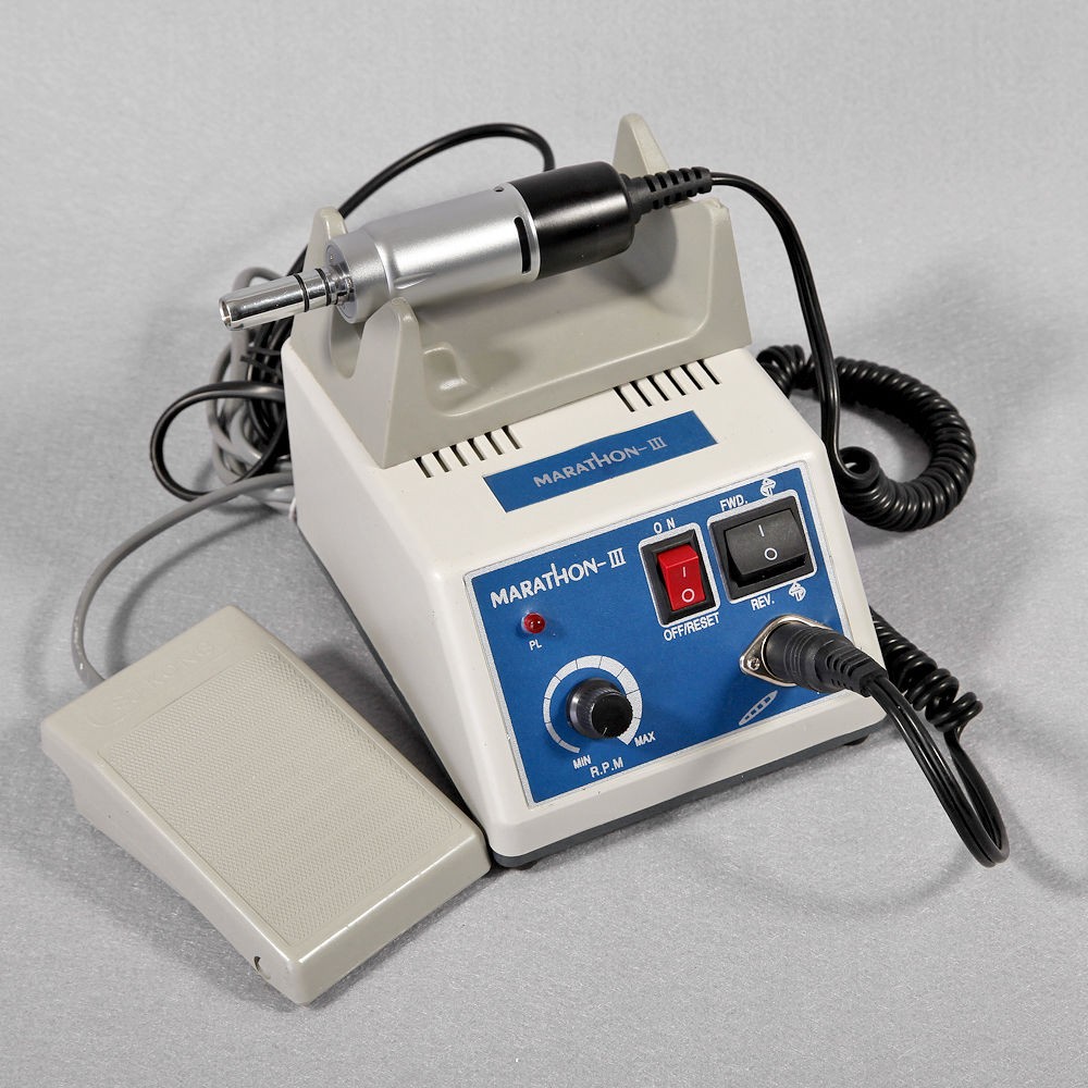 Dental Lab Marathon Polisher Electric Micromotor & Contra angle Prophy Cups GIFT