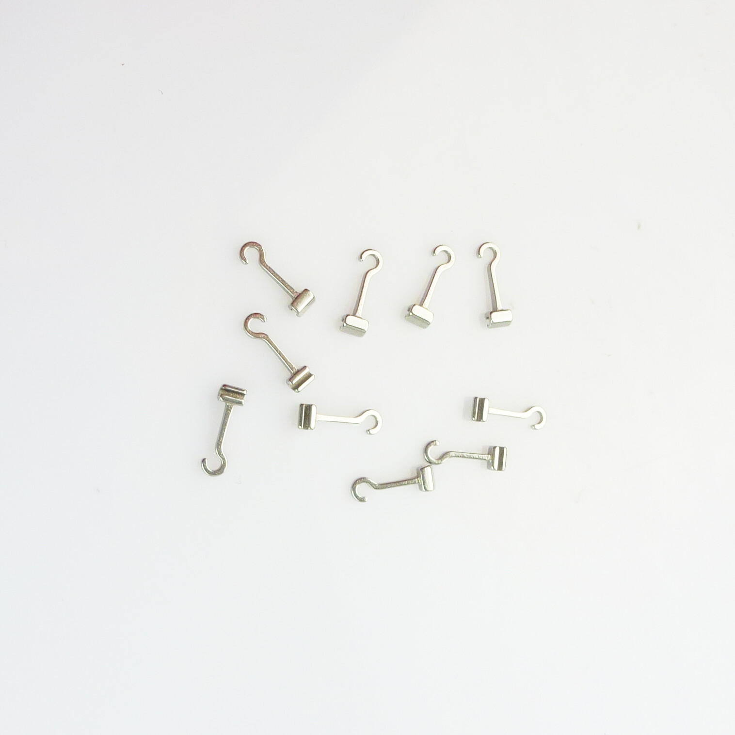 10 Pcs Dental Orthodontic Crimpable Hook Long/Medium/Short/Stop Stainless Steel