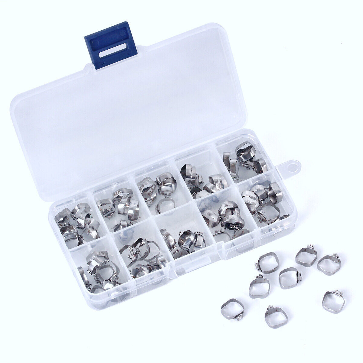 Dental Ortho Bands With Buccal Tube 1st/2nd Molar Roth/MBT 0.022 Single/Double