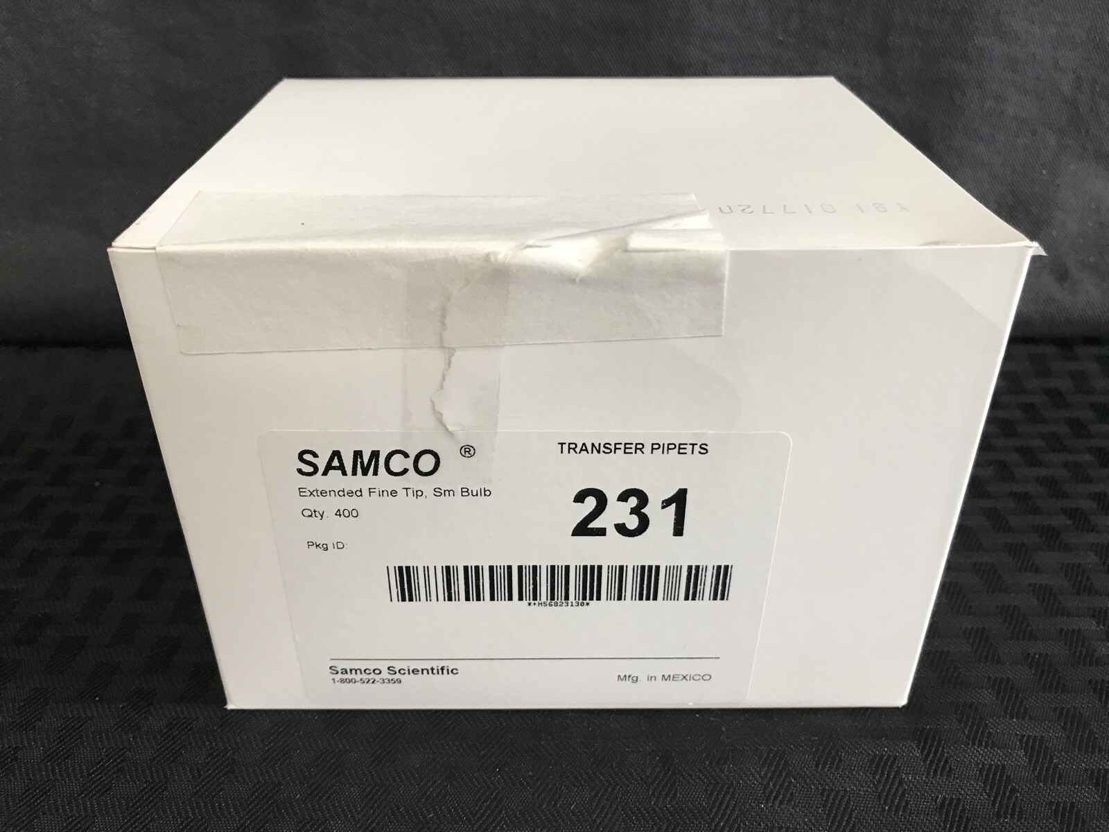 400/Pk SAMCO 1.7mL PE Graduated Disposable Transfer Pipets Non-Sterile Extended
