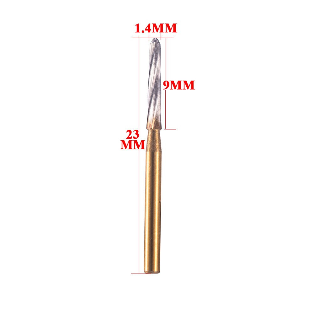 10Pcs Dental ENDO-Z Burs Carbide Tungsten surgical cutter FG burr Drill 1.4*23mm