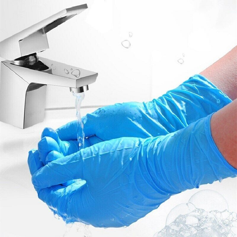 1000Pcs 4 Mil Nitrile Exam Gloves S/M/L/XL Latex-Free Medical Grade EXP-26+