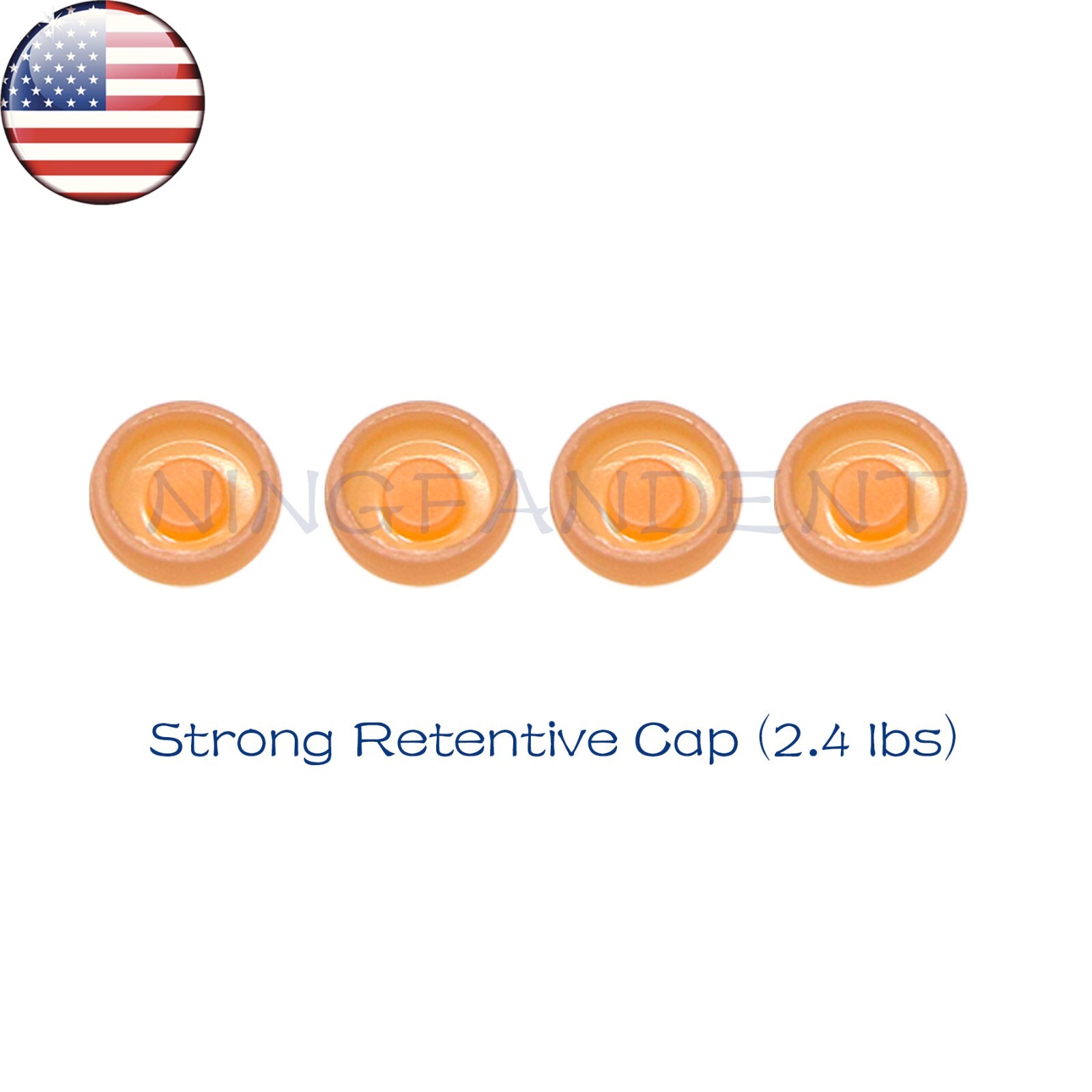 US Dental Attachment System Locator Abutment Retention Caps Replace Inserts Set
