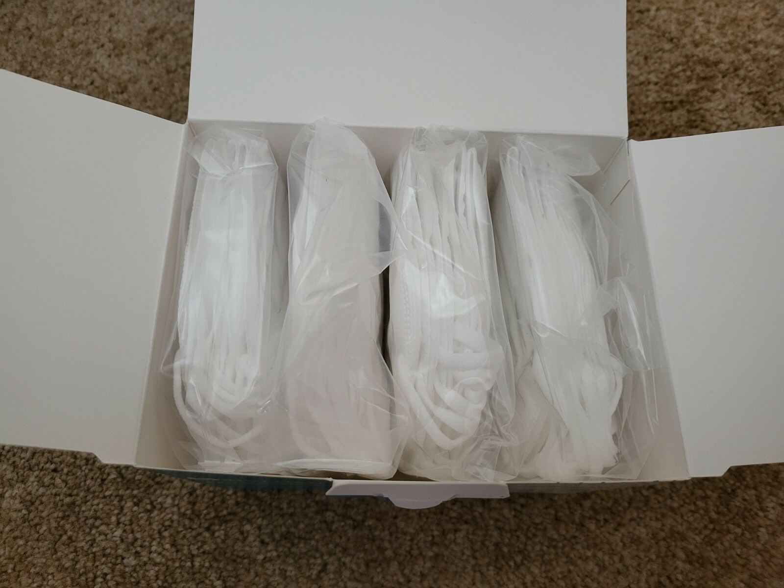 20/40/100 Pcs White KN95 FFP2 Protective Face Mask BFE 95% Disposable KN95 Mask
