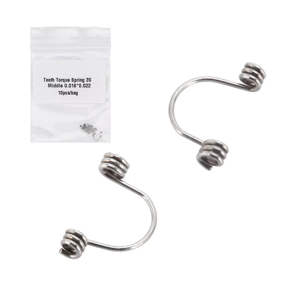 10 Pcs/bag Dental Orthodontic Anterior Torque Rectangular Torquing Spring L/M/S