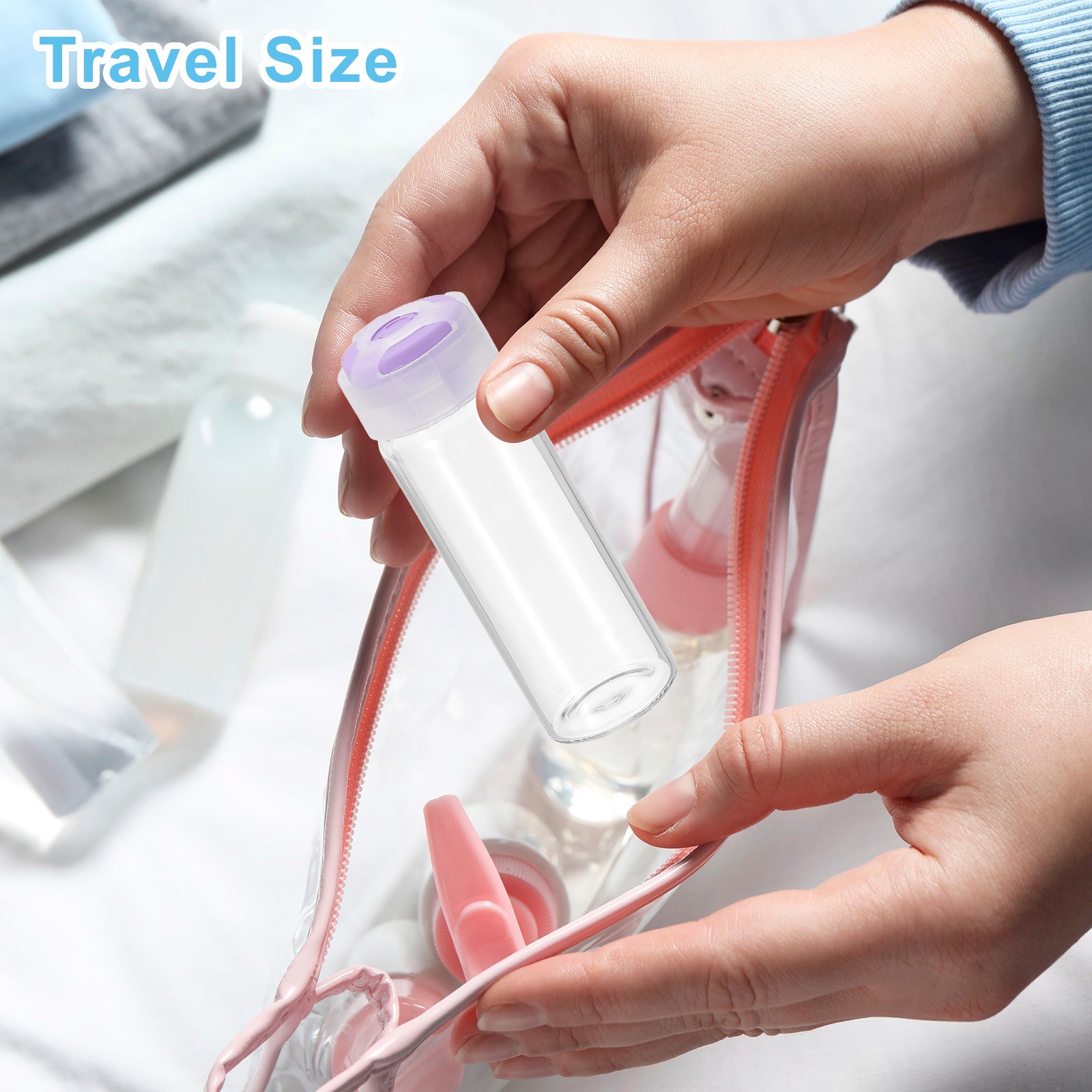 3ml Clear Glass Sample Vials, 10Pcs Small Liquid Bottles, Green