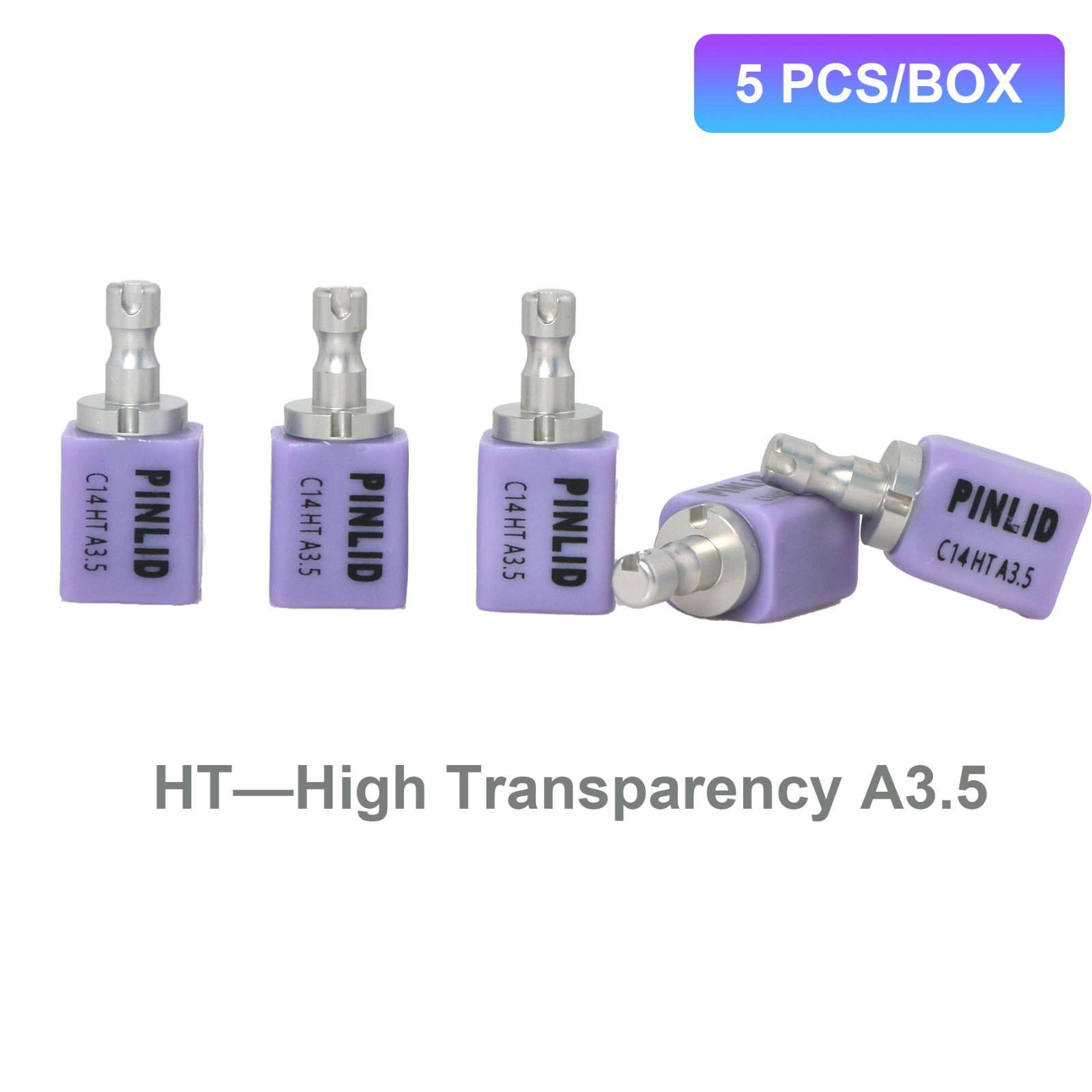 US C14 HT Transparency Glass Ceramic Lithium Disilicate CEREC Emax CAD CAM Block