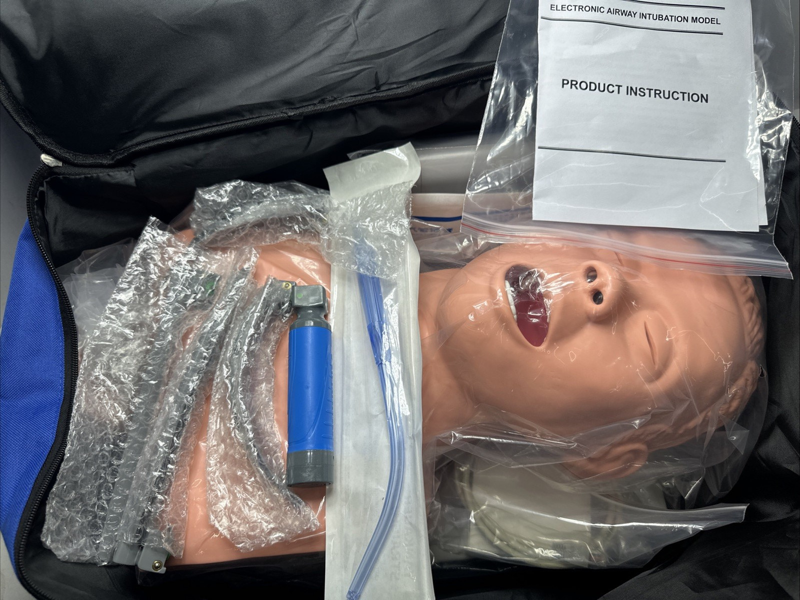 Airway Management Trainer Study Adult Oral Intubation Manikin Teaching Model ET