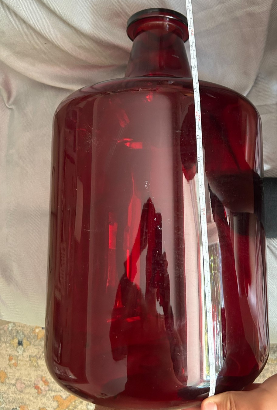 VTG. PYREX 5 GAL (19 Liter) APOTHECARY MIXING CARBOY GLASS JUG USA MADE 1595
