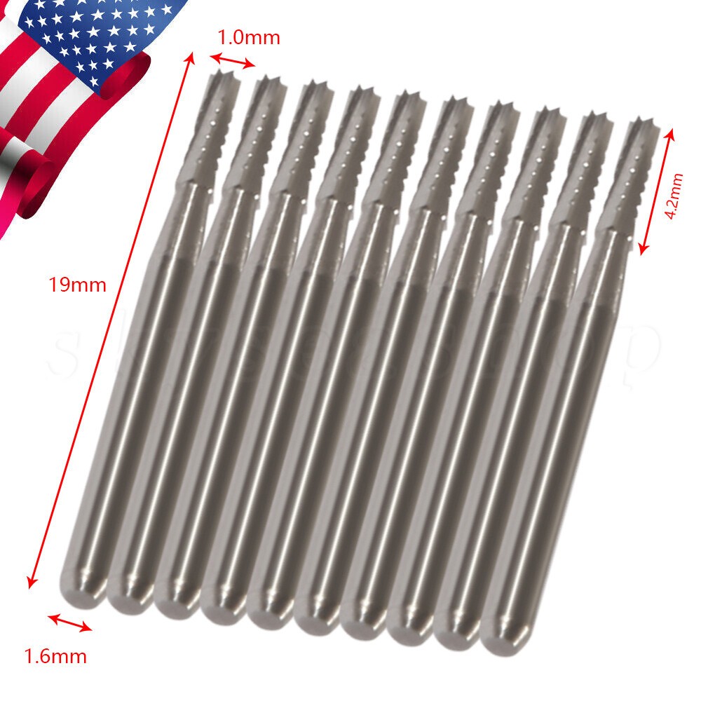 Dental Midwest FG #557 Clinic Length Cross Cut Carbide Burs 100pk