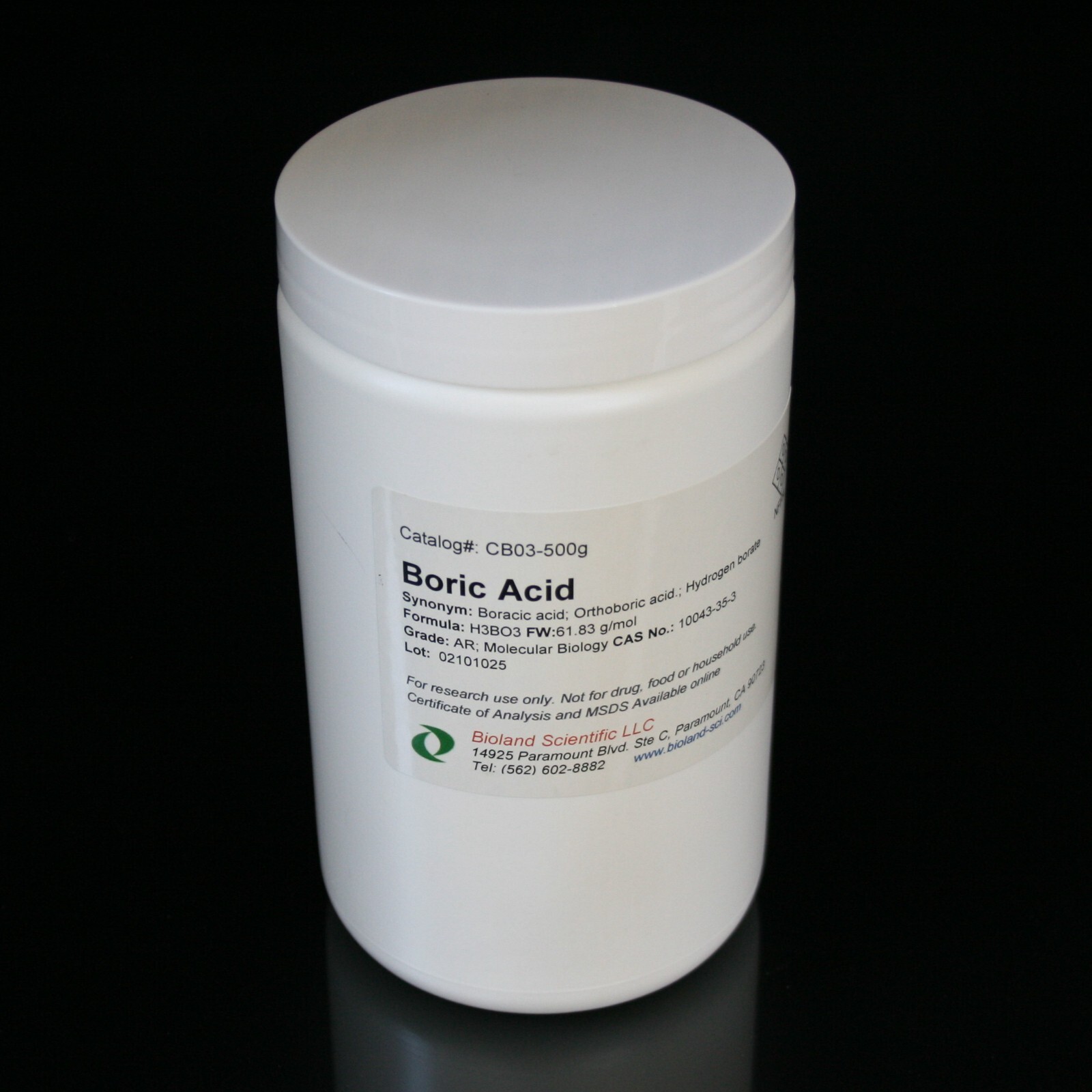 Boric Acid – 500G