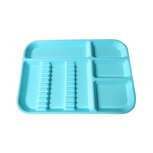 Plasdent 300BDS-2 Set-Up Tray Divided SizeB Ritter 13-1/2″x9 5/8″x7/8″ Neon Blue