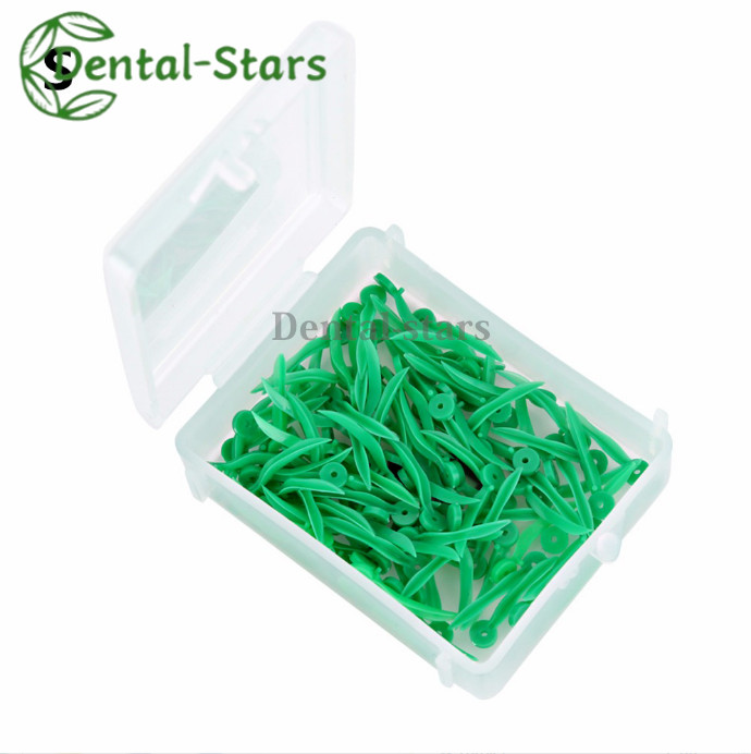 Dental Tooth Gap Wedges with End Circular Hole Diastema Wedge Fits Palodent V3