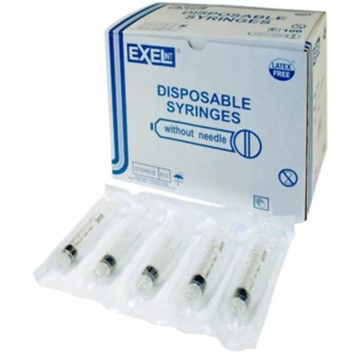Exel Luer Lock Tip Syringe Without Needle 10ml, Box of 100 – 26265