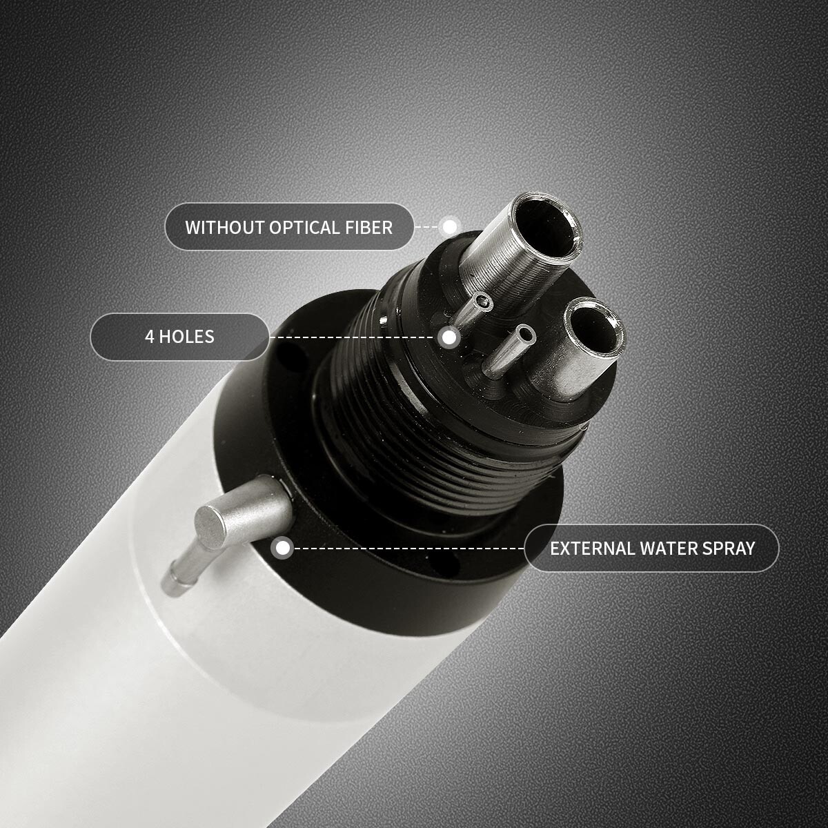 AZDENT Dental Slow Low Speed Handpiece 2/4Hole Motor /Polishing Burs Disc HP /RA