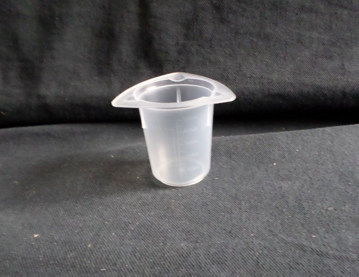 (10) Unbranded 50mL Tri-Corner Graduated Polypropylene Beaker, 14-955-111A