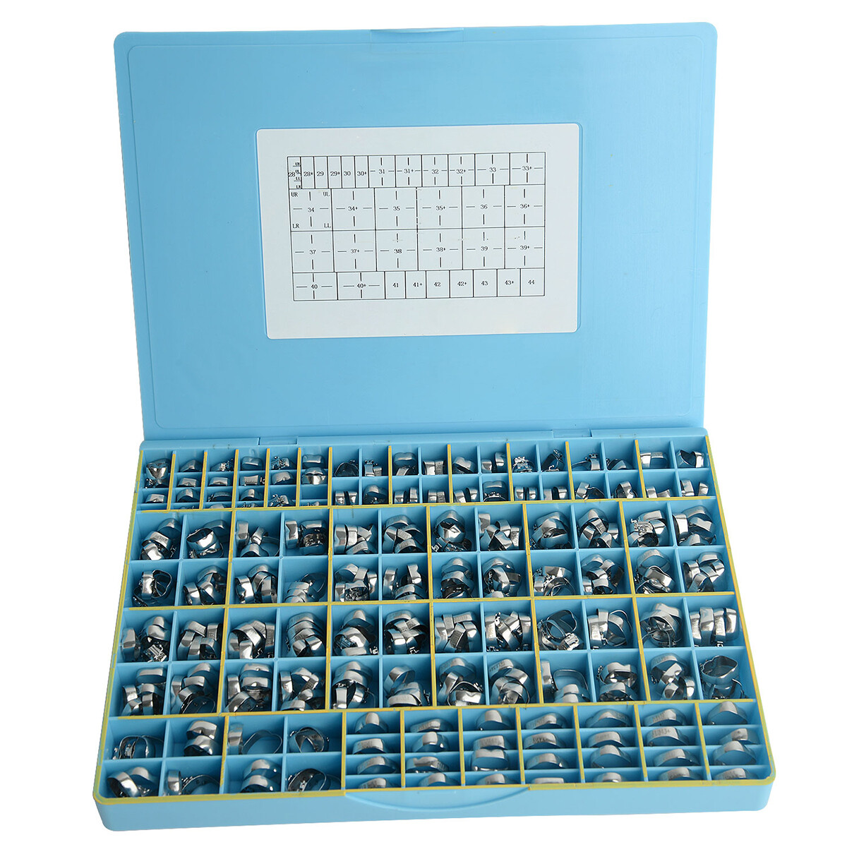 Dental Ortho Bands With Buccal Tube 1st/2nd Molar Roth/MBT 0.022 Single/Double