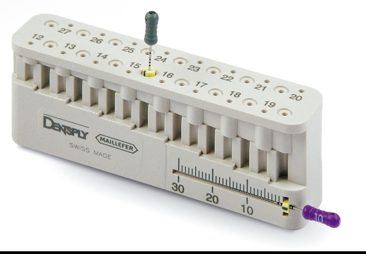 DENTSPLY MINI-ENDO-BLOC, Endo Measuring Block OEM Endodoncia Regla Block
