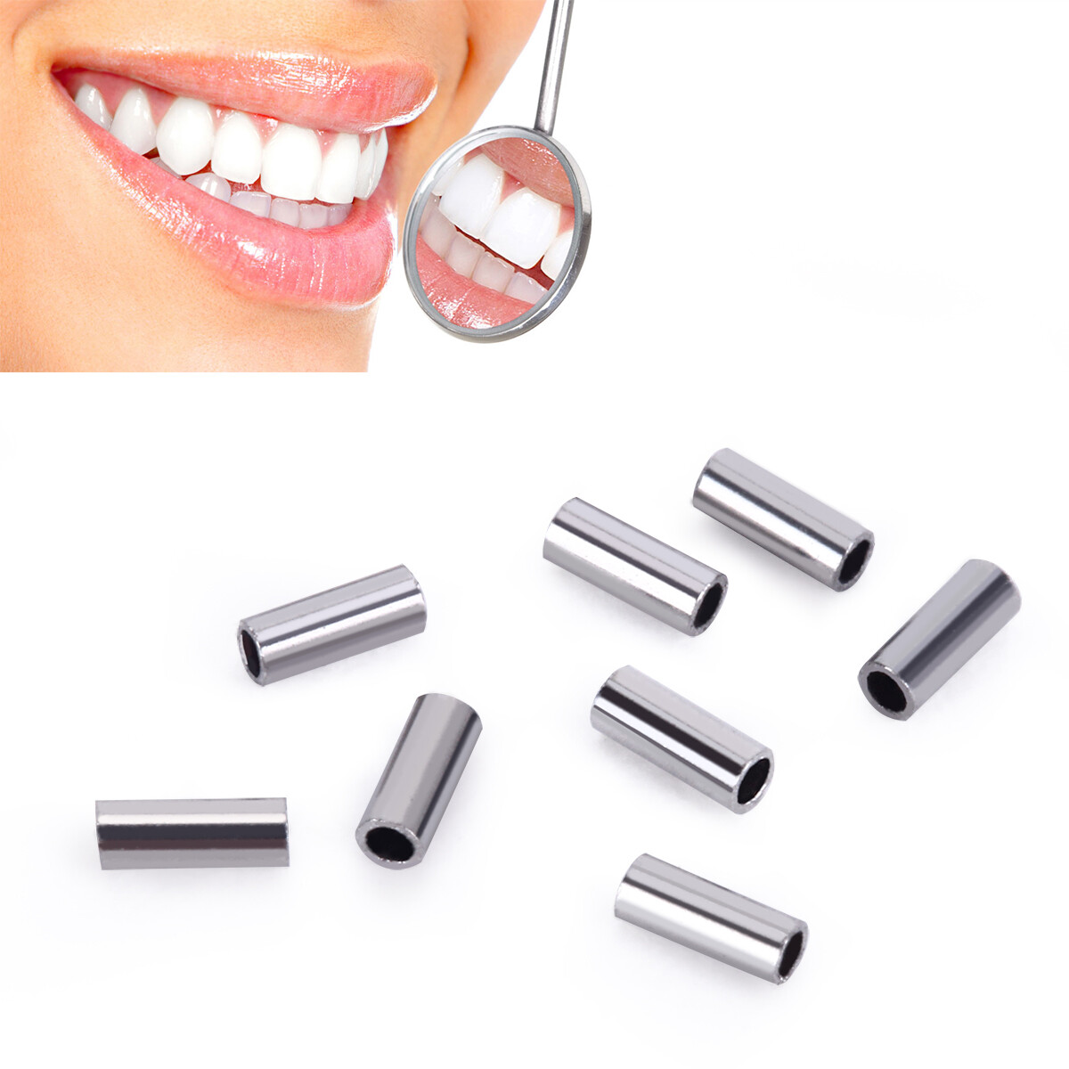 Dental Orthodontic Crimpable Hooks Mini Stops 0.5mm/0.8mm AZDENT 10pcs /Bag