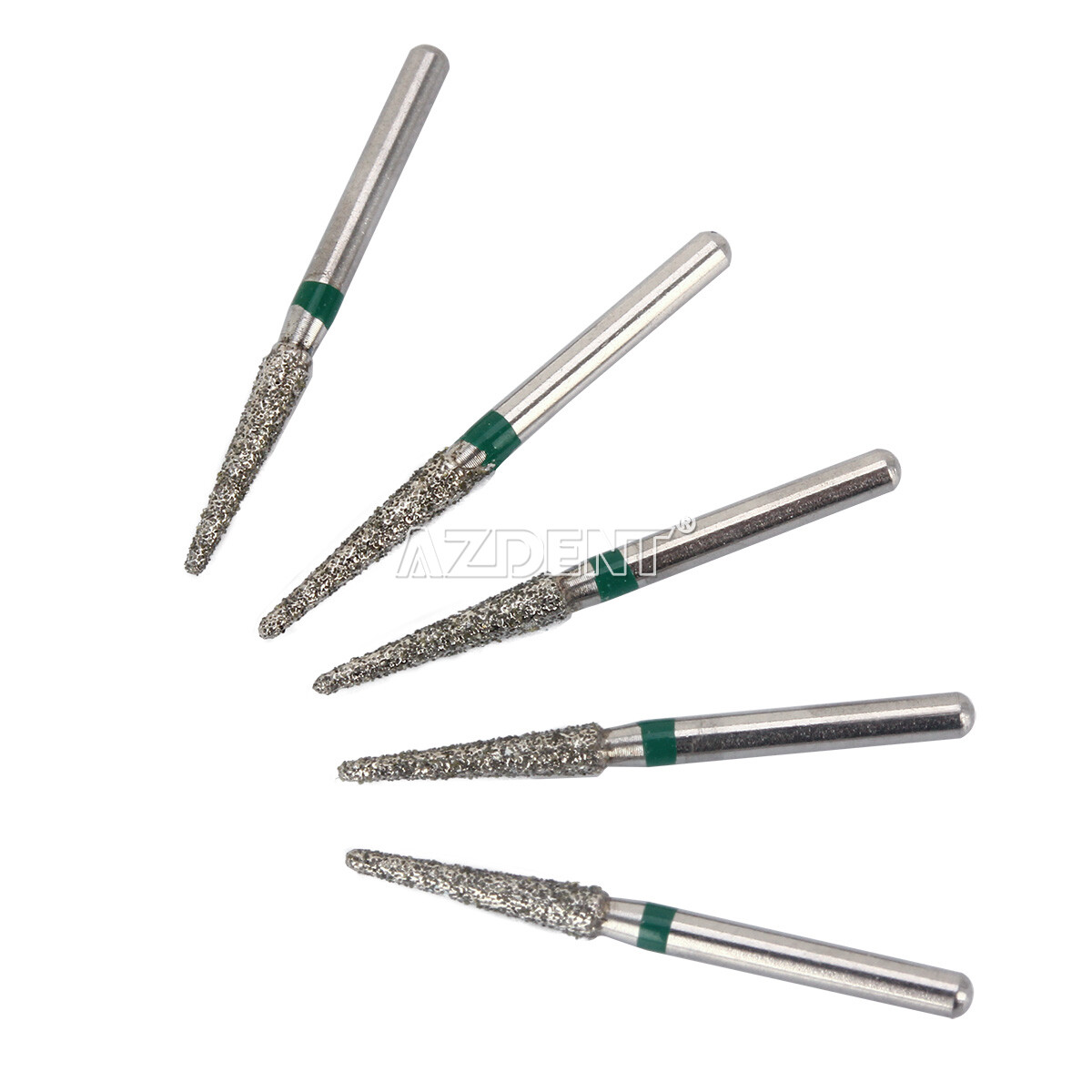 50X (250pcs) AZDENT Dental FG Diamond Burs for High Speed Handpiece