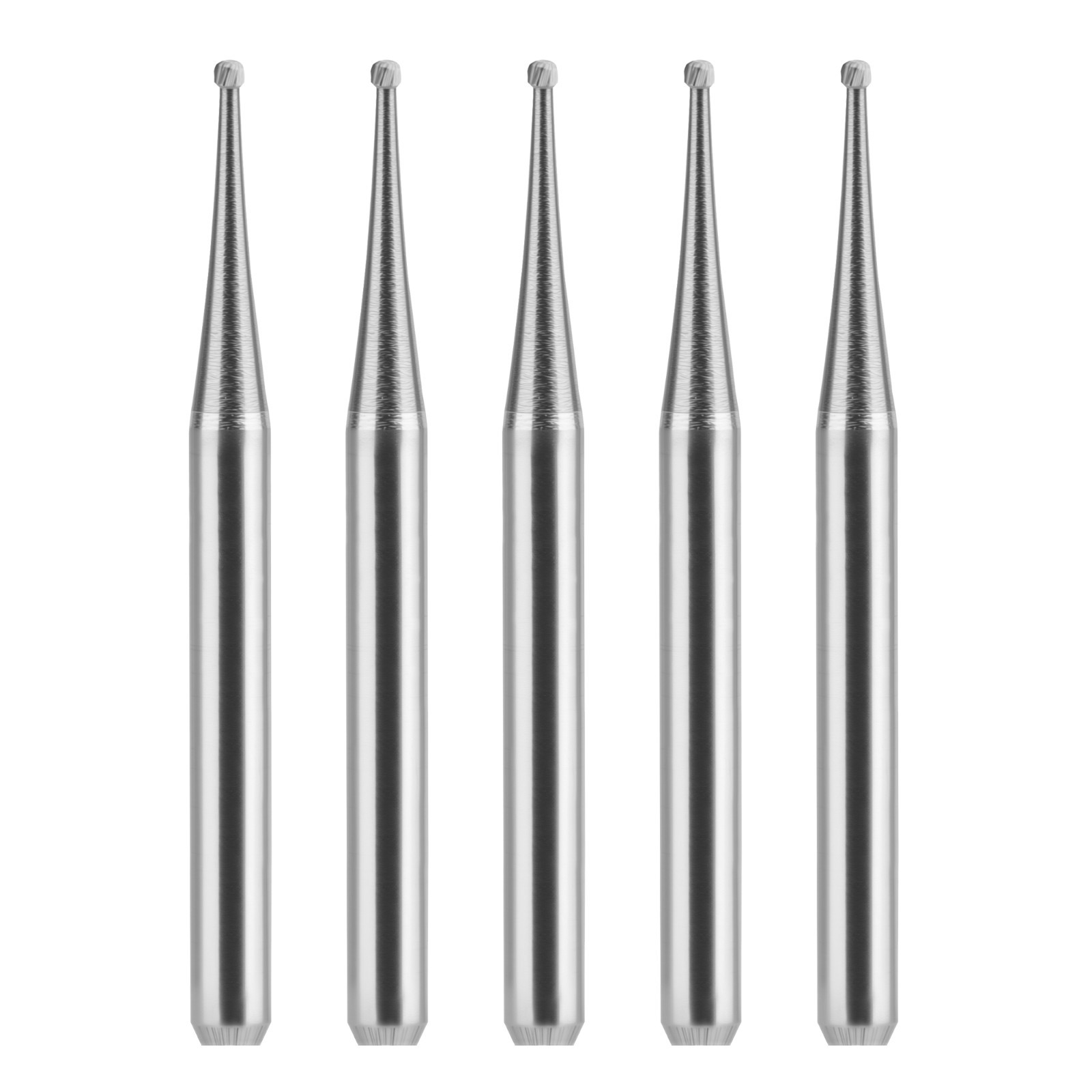 Wave Dental Operative Carbide Burs Round Friction Grip FG 1/4 -8 High Speed 19mm