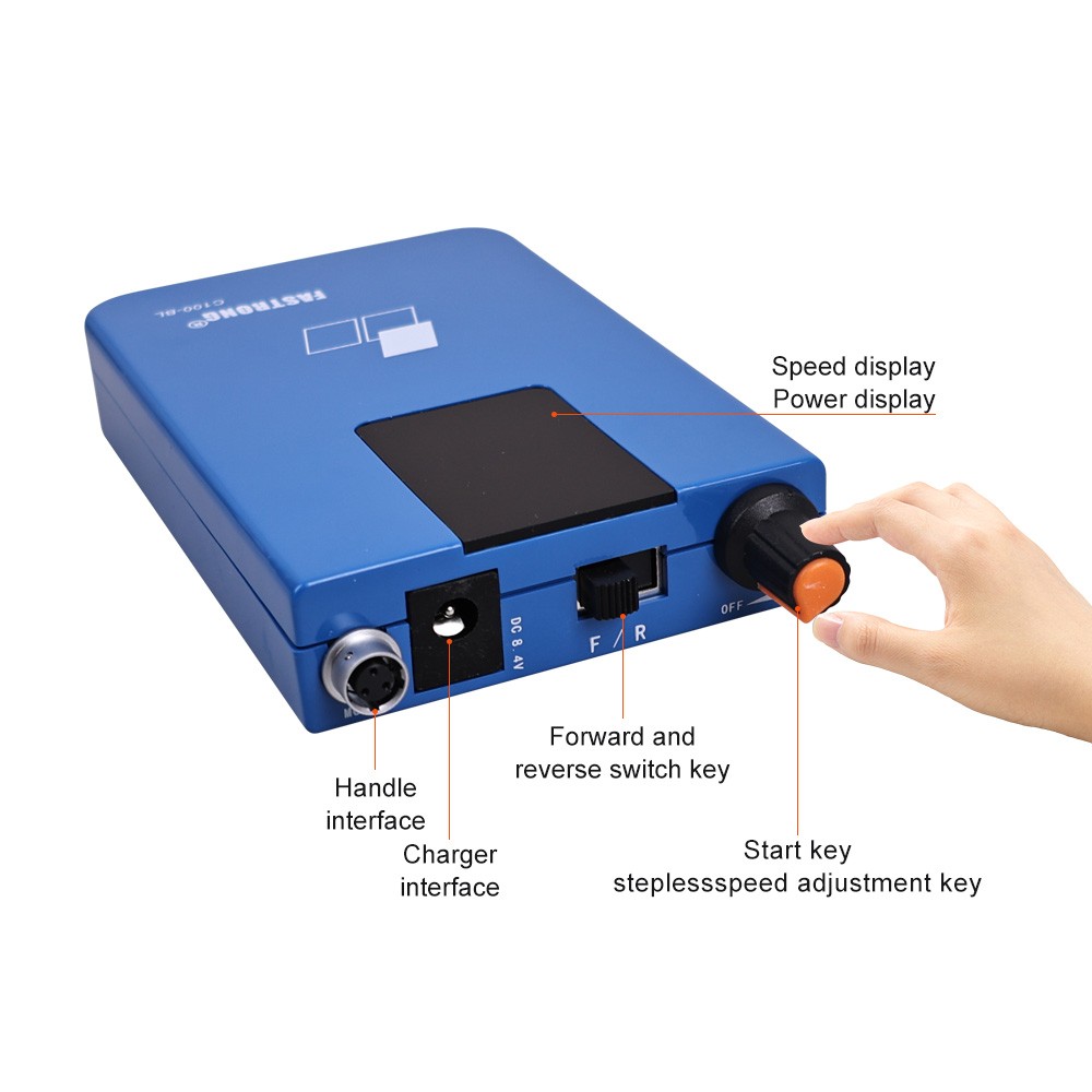 Portable Dental Brushless Micromotor Wireless Grinding Polishing Machine E-Type