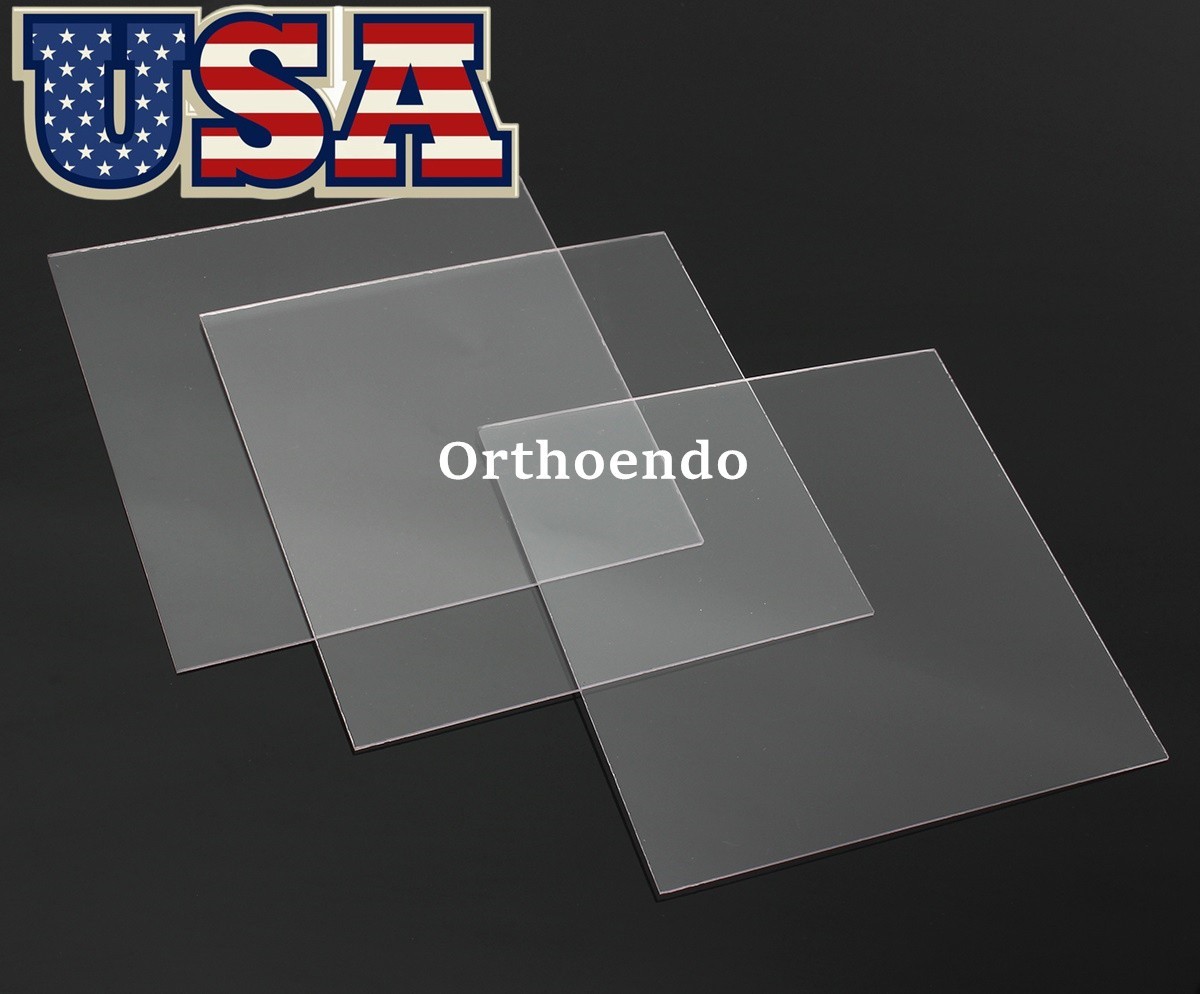 Dental Orthodontic Lab Splint Thermoforming Material Vacuum Forming Hard Soft US