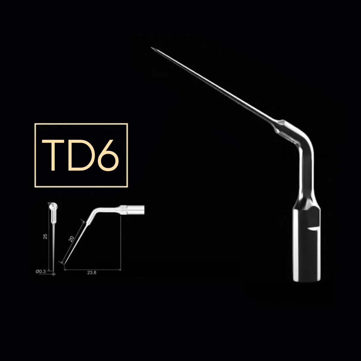 Woodpecker Dr Talal’s Endo Kit Endodontic Ultrasonic Scaler Tips Kit Set TD1-TD6