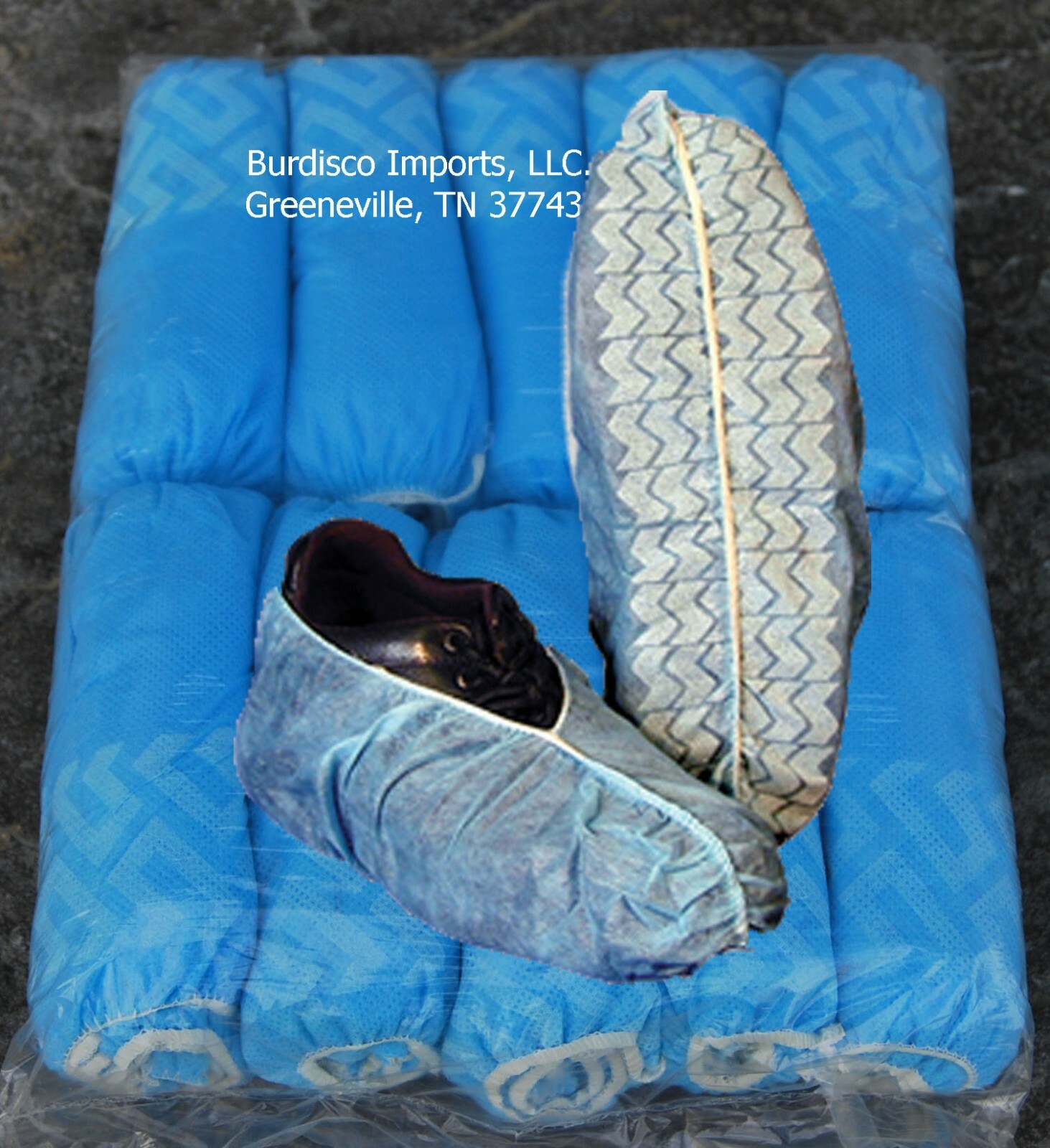 100 Non Skid Shoe Covers- Disposable Medical A-I-A Brand Up to Men’s Size 11