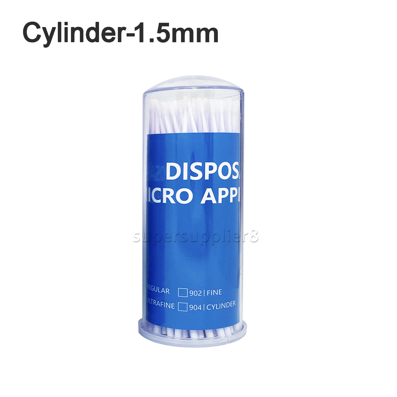 100Pcs/Box Dental Disposable Micro Applicator Brush Bendable Sticks Bottle 4Size