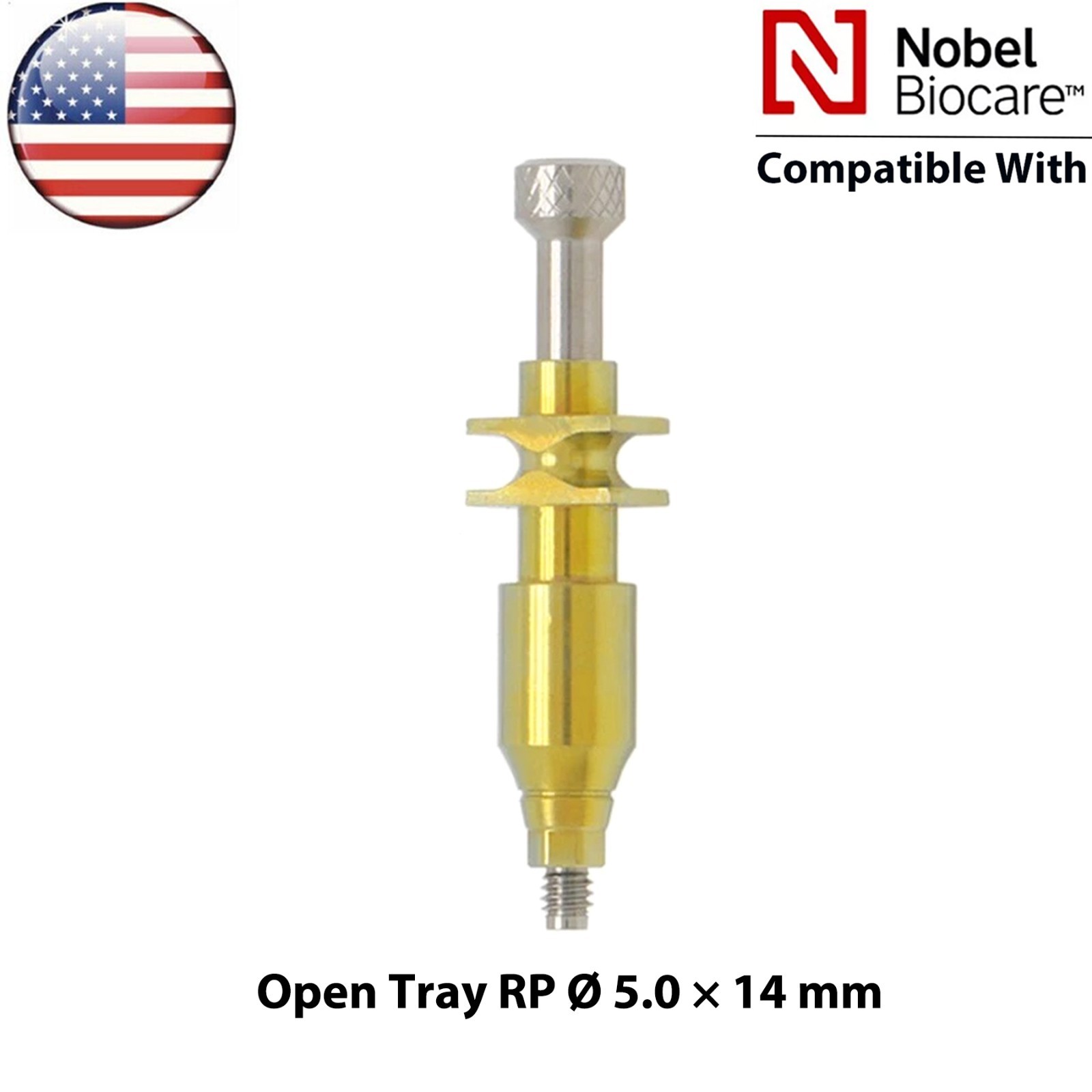 US Nobel Impression Transfer Coping Open/Closed Tray NP/RP Fit Nobel Biocare