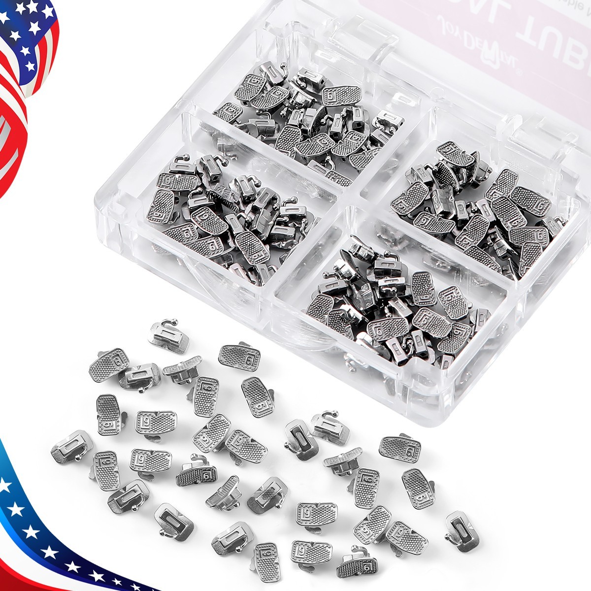 50Set Dental Tubos bucales de ortodoncia 1er 2nd molar Buccal Tubes MBT Roth 022