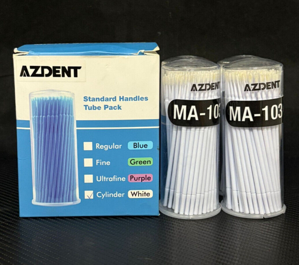 400-Pack Azdent Disposable Microbrush Mascara Wands Applicator for Eyelashes