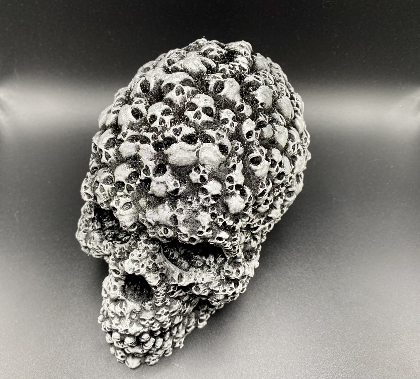 Human Skull Of Skulls Replica 3D Print Halloween Decor Hex3D