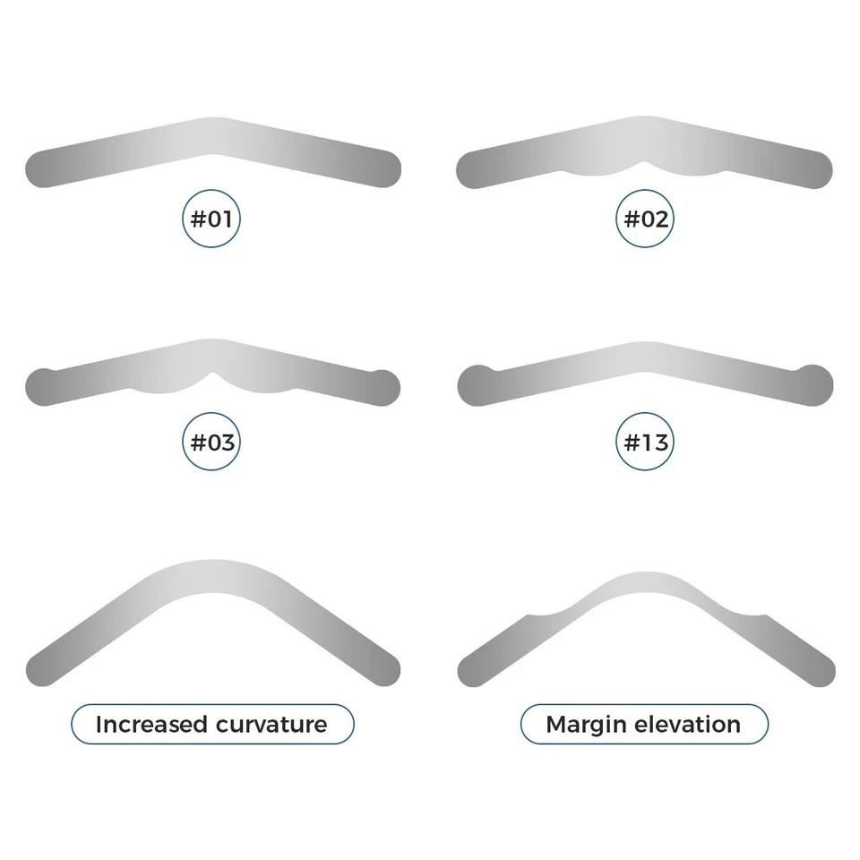 Dental Matrix Bands Sectional Contoured Matrices M2 M3 M4 M5 M6 M7 M8 M9 M10