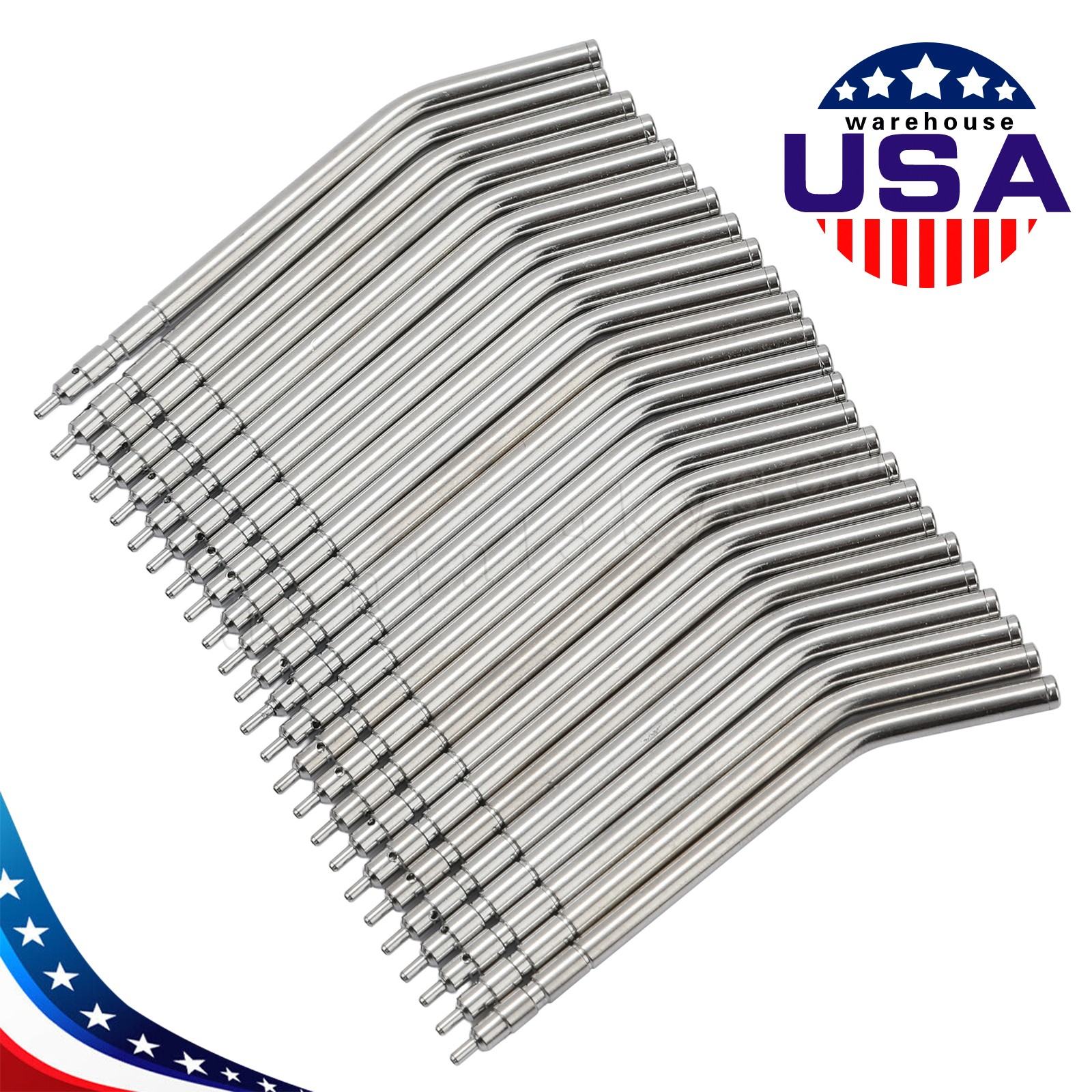 USA Dental 3 Way Air Water Spray Triple Syringe Handpiece / Nozzles Tips Tubes