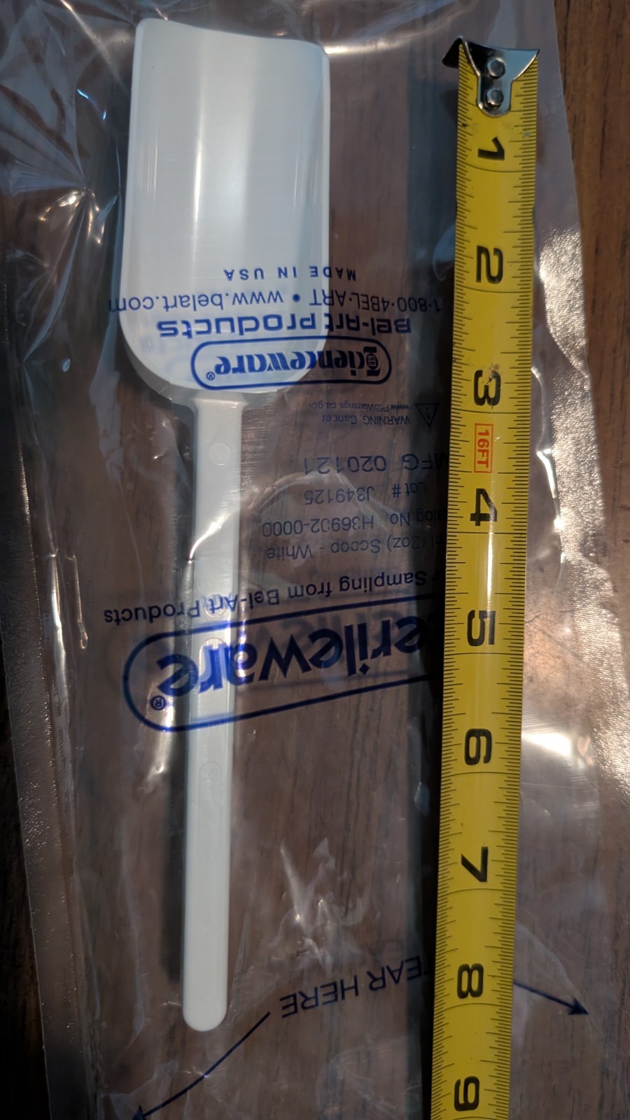 20 STERILEWARE STERILE INDIVIDUALLY WRAPPED WHITE 2oz (60ml) SAMPLING SCOOP