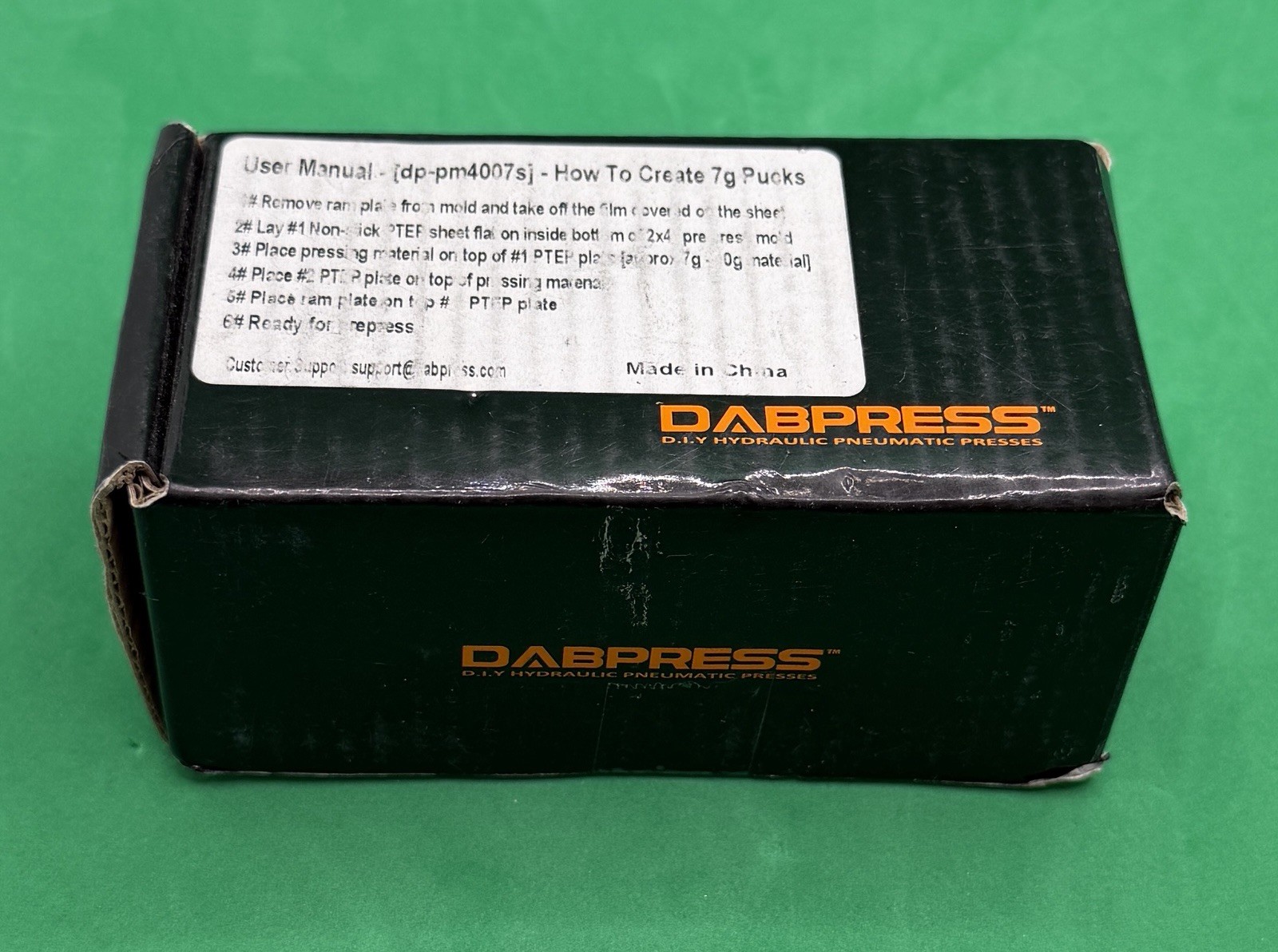 DABPRESS 2X4 Pre Press Mold- Pairs 2X4″ Filter Bags
