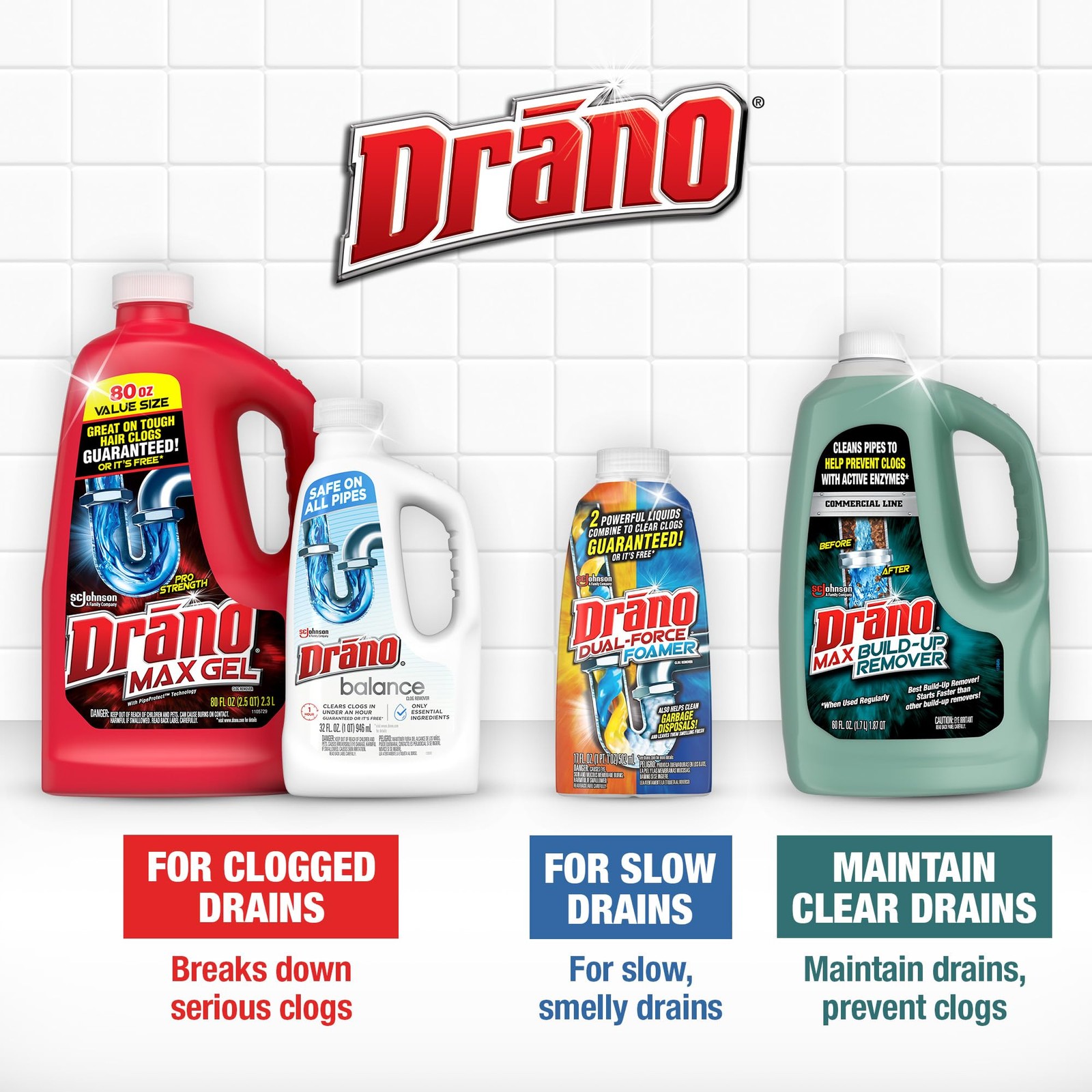 Drano Balance Drain Clog Remover and Cleaner, 32 Fl Oz (Pack of 1)