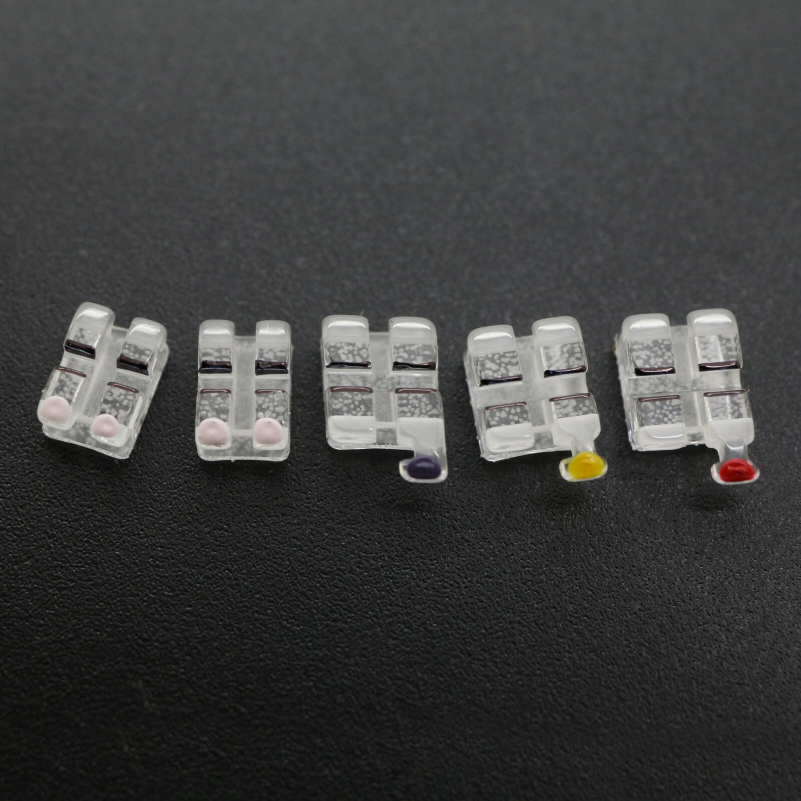 Dental Orthodontic Sapphire Bracket Monocrystalline Supper Clear Braces Roth MBT