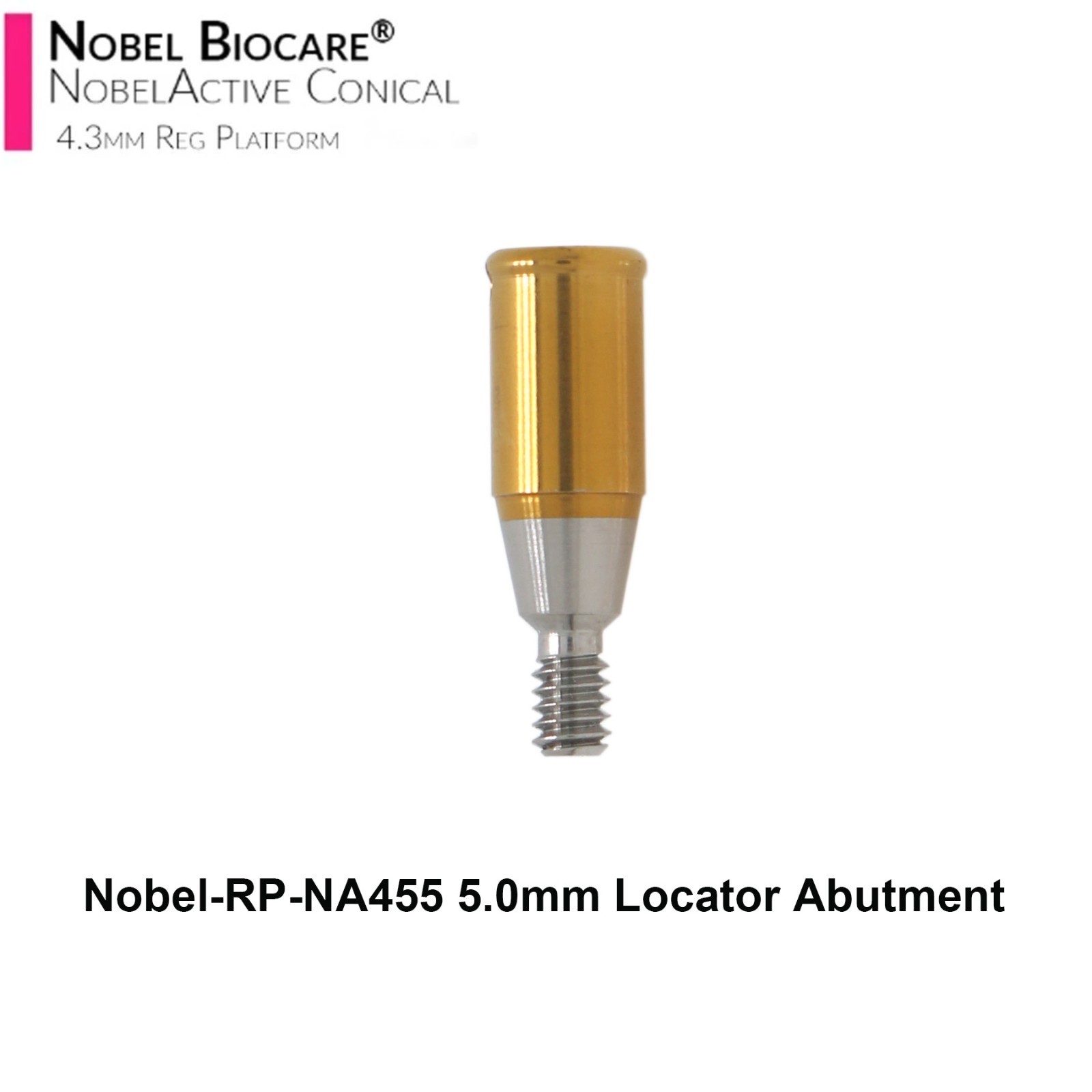 US Locator Abutment NP 3.5mm RP 4.3mm for Nobel Active Conical & Cap Inserts Kit
