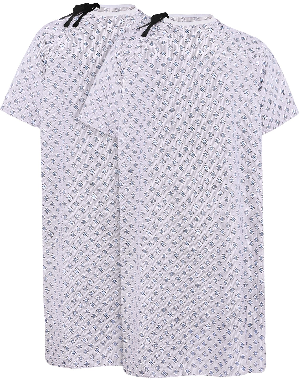 Utopia Care 2 Pack Unisex Hospital Free Size up to 2XL, Blue Red Diamond