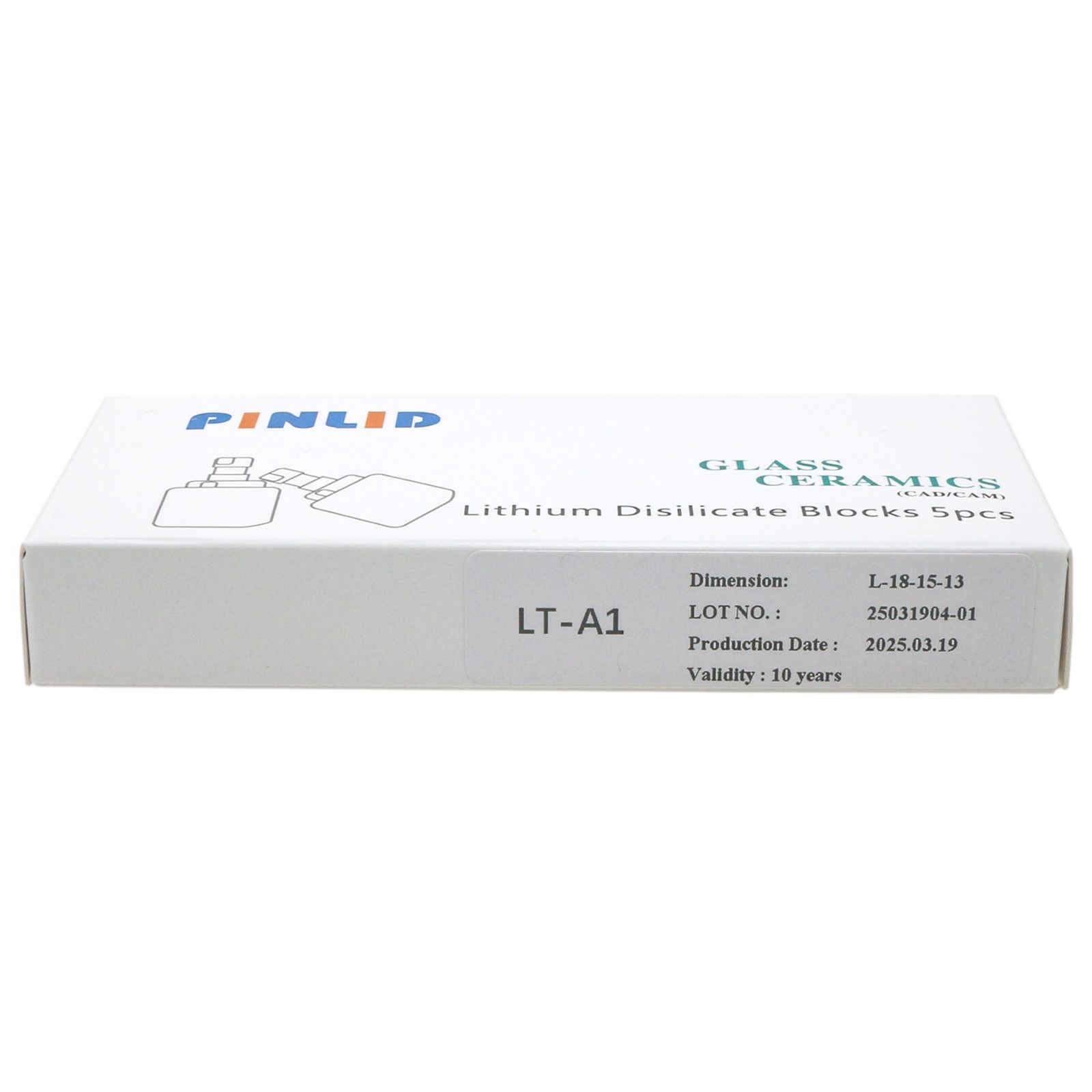 US LT C14 A1 Lithium Disilicate Glass Ceramic Blocks For CEREC CAD/CAM