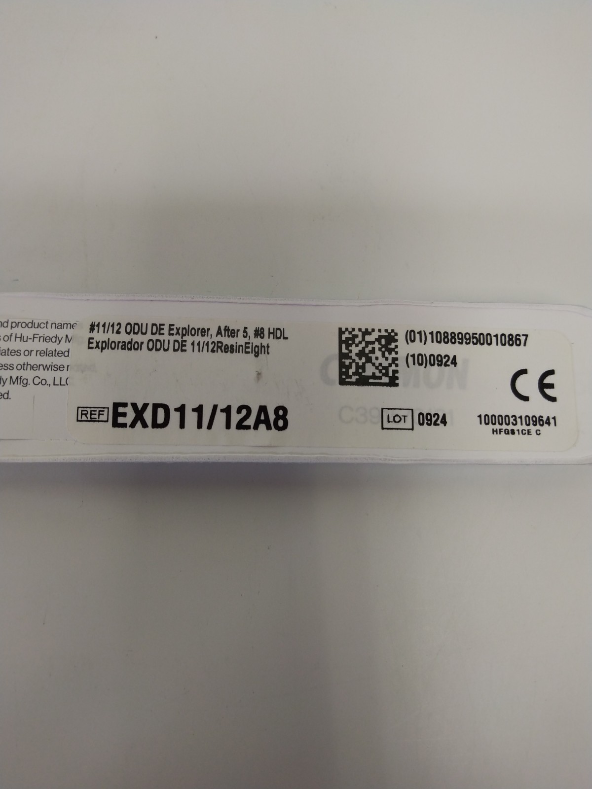 Set Of 3 Hu-Friedy EXD11/12A8 Dental Explorer #11/12 ODU #8 Handle Double End
