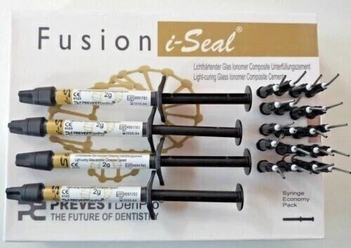 PREVEST DENPRO FUSION I-SEAL LIGHT CURING GIC DENTAL CEMENT | FREE SHIPING