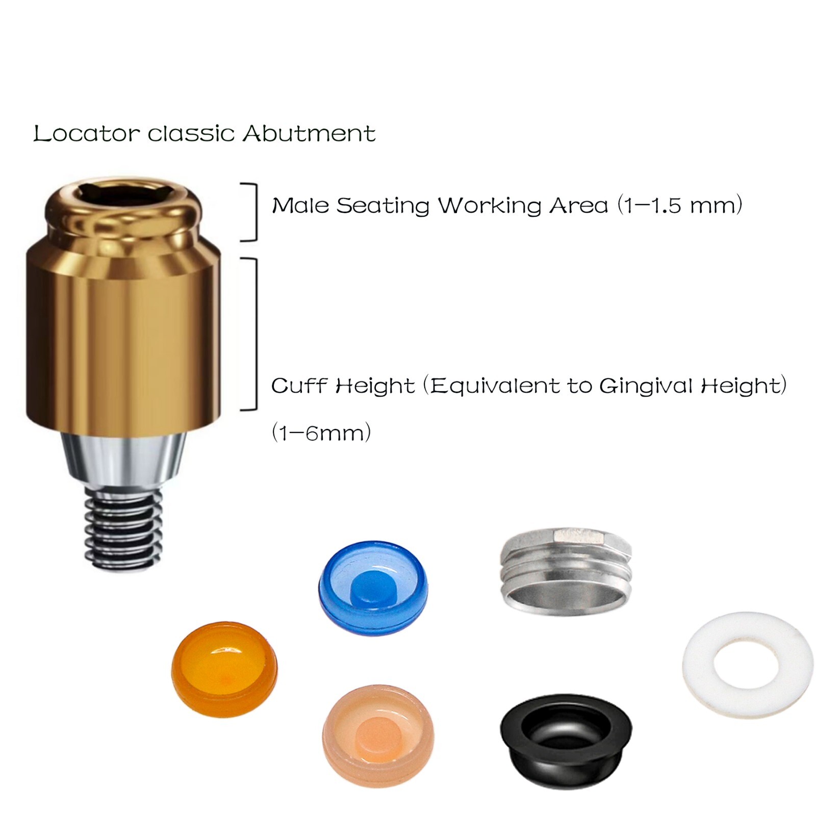 US Locator Abutment Triangular Internal for Hiossen/Nobel/Adin/Zimmer Implants
