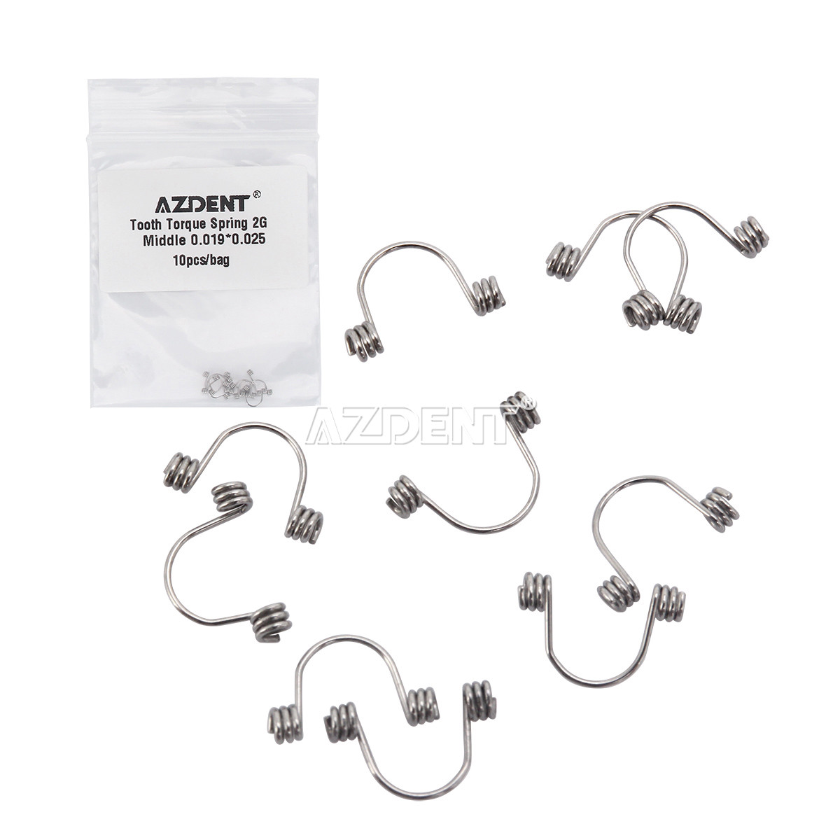 10Pcs/Bag Dental Orthodontic Anterior Teeth Torque Rectangular Springs AZ SALE