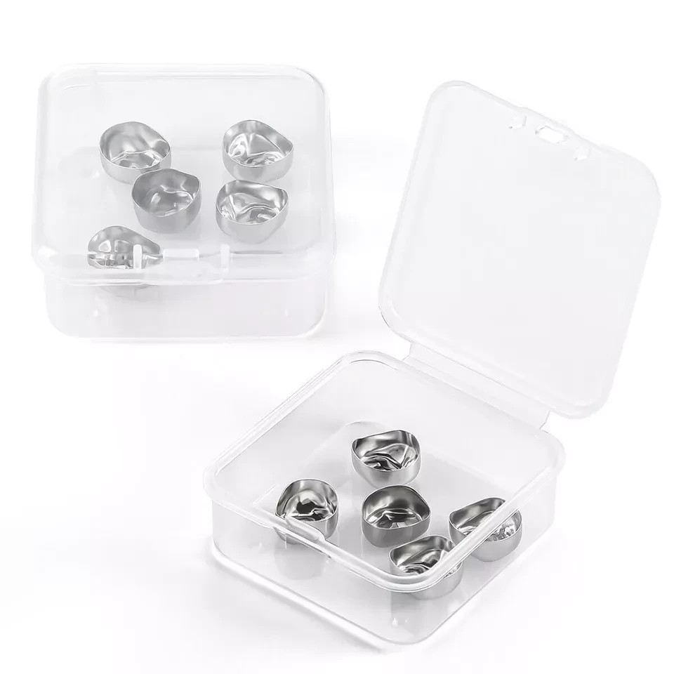5Pcs Dental Stainless Steel Kids Primary Molar Crowns Pediatric crown 48 Size
