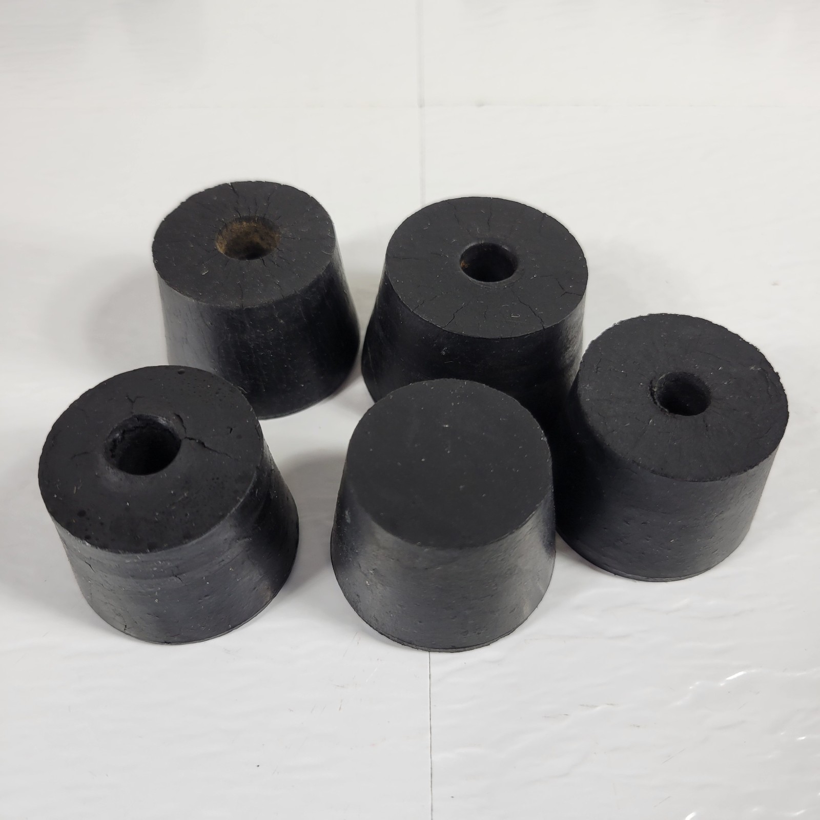 UNBRANDED Assorted Rubber Stops for Laboratory Glass Flasks, 43 Count Total